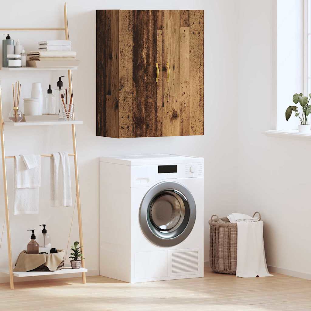 vidaXL Ντουλάπα Τοίχου Επιτοίχιο Παλιό ξύλο 69,5 x 34 x 90 εκ.
