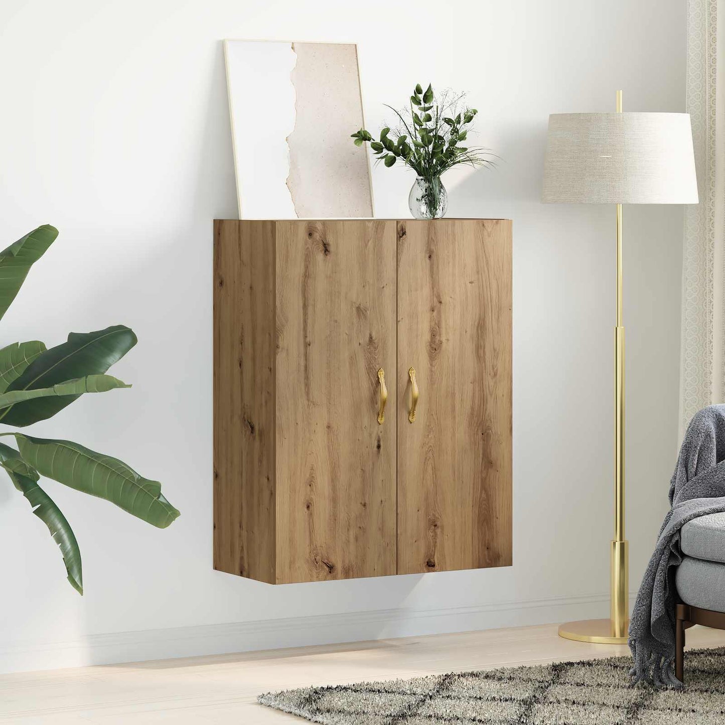 vidaXL Ντουλάπα Τοίχου Επιτοίχιο Artisan Oak 69,5 x 34 x 90 εκ.