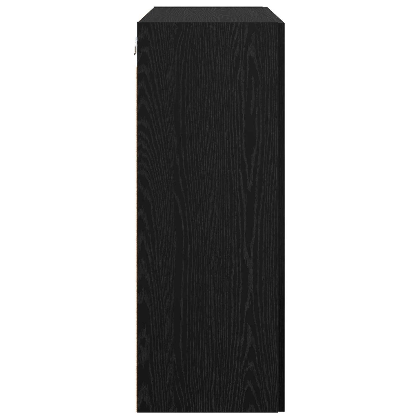 vidaXL Ντουλάπα Τοίχου Επιτοίχιο Μαύρη Οξυά 69,5 x 34 x 90 εκ.