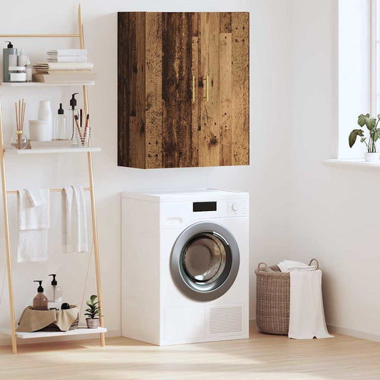 vidaXL Ντουλάπα Τοίχου Επιτοίχιο Παλιό ξύλο 69,5 x 34 x 90 εκ.