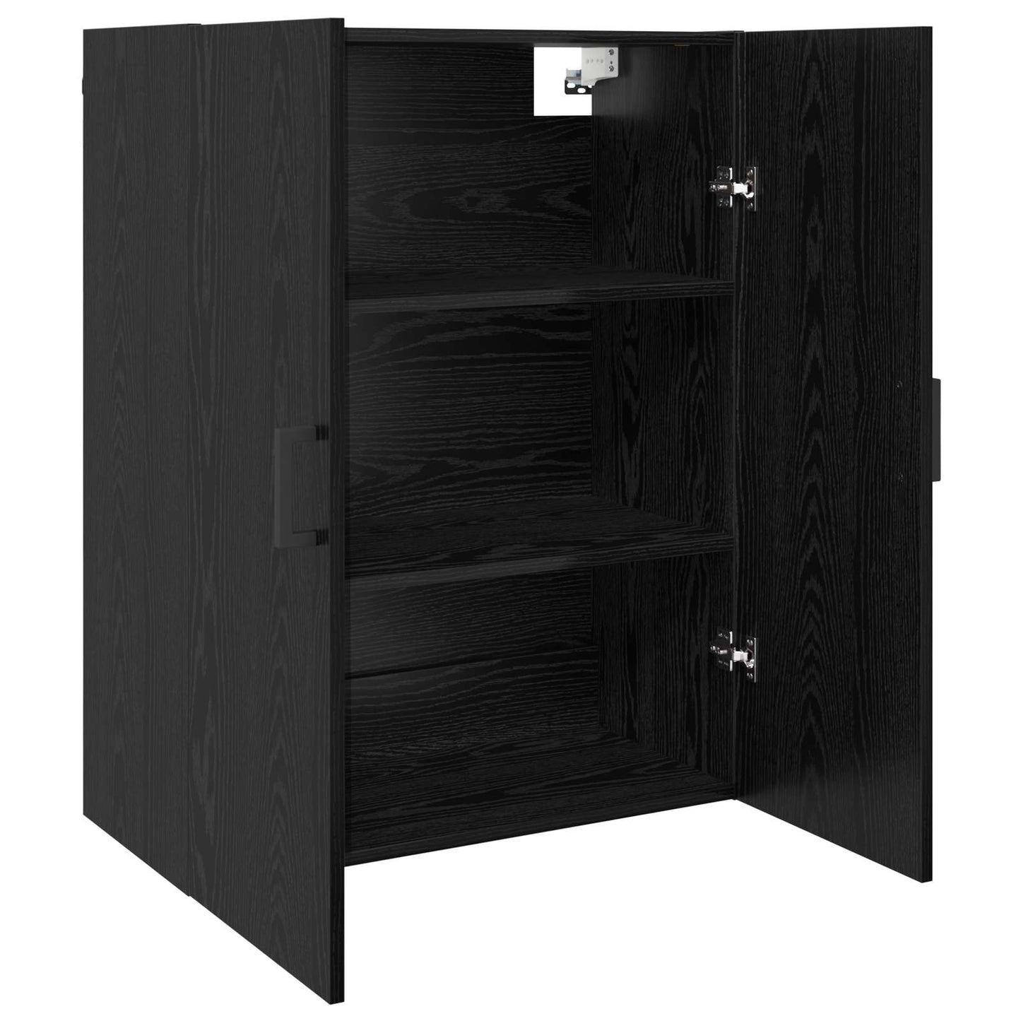vidaXL Ντουλάπα Τοίχου Επιτοίχιο Μαύρη Οξυά 69,5 x 34 x 90 εκ.
