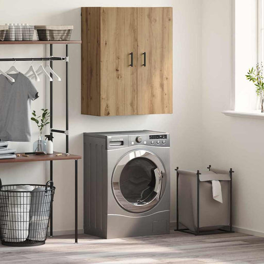 vidaXL Επιτοίχιο ντουλάπι artisan δρυς 69.5 x 34 x 90 εκ.