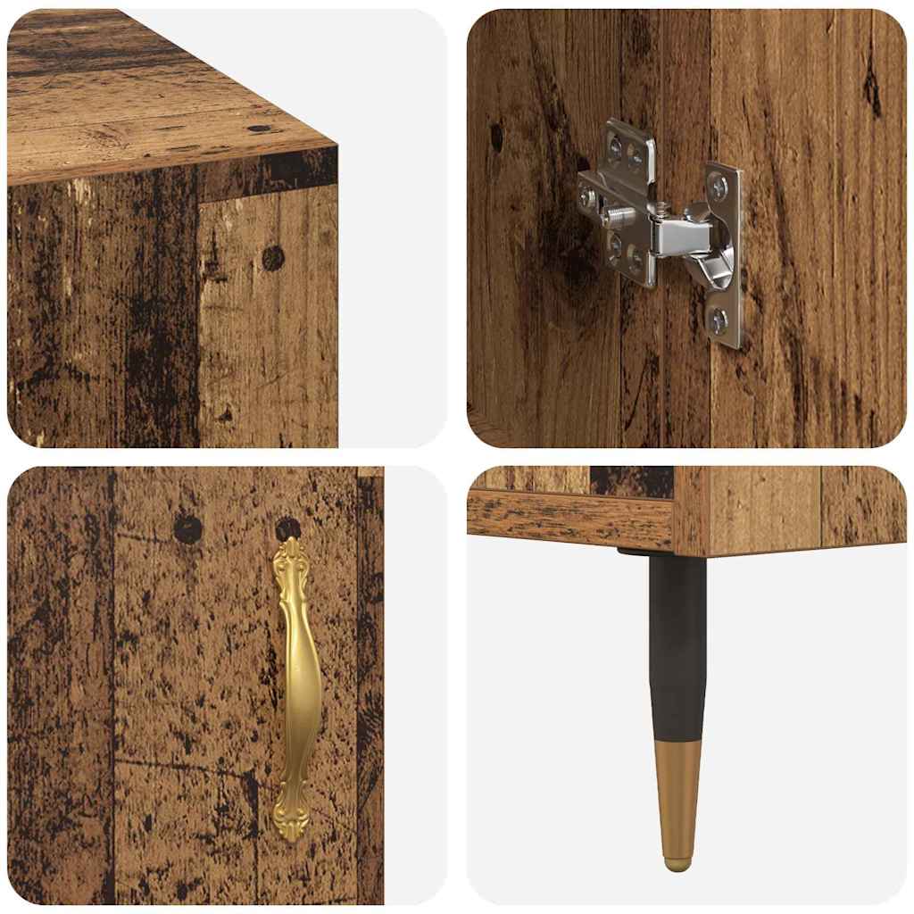 vidaXL Γραφείο Παλαιό ξύλο 140 x 50 x 75 εκ. Επεξεργασμένο ξύλο