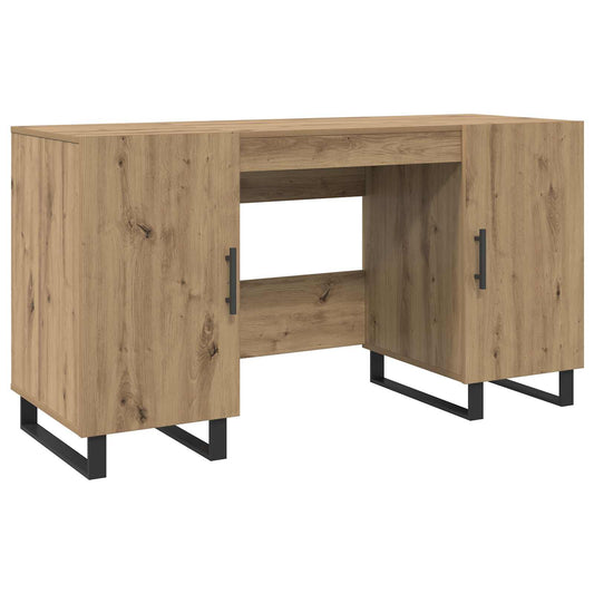 vidaXL Γραφείο artisan δρυς Επεξεργασμένο ξύλο 140 x 50 x 75 εκ.