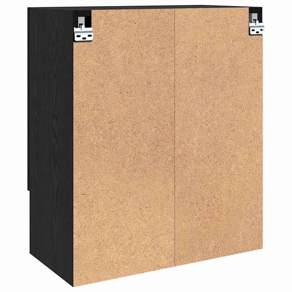 vidaXL Ντουλάπα Τοίχου 60 x 31 x 70 εκ Επεξεργασμένο Ξύλο Μαύρη δρυς