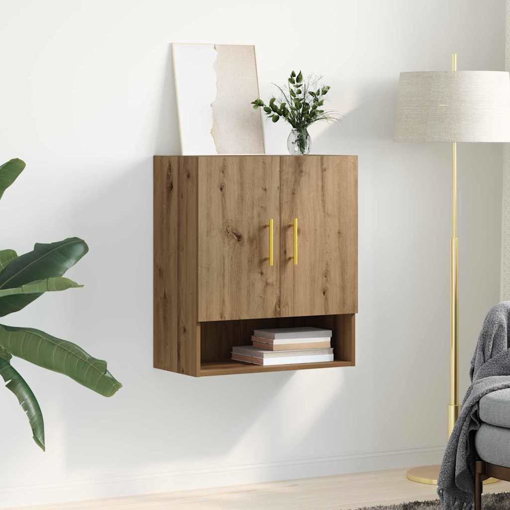 vidaXL Ντουλάπα Τοίχου 60 x 31 x 70 εκ Επεξεργασμένο Ξύλο artisan δρυς