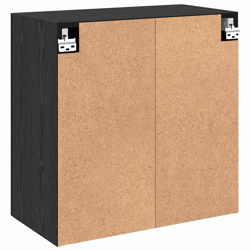 vidaXL Ντουλάπα Τοίχου 60 x 31 x 60 εκ. Επεξεργασμένο Ξύλο Μαύρη δρυς