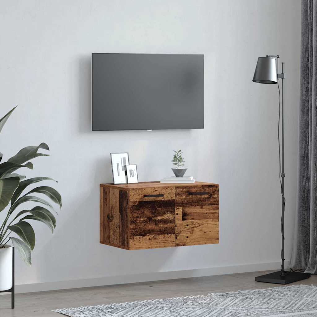 vidaXL Τοίχου Ντουλάπα 60 x 36,5 x 35 cm Επεξεργασμένο Ξύλο Παλιό ξύλο