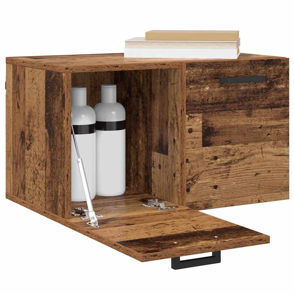 vidaXL Τοίχου Ντουλάπα 60 x 36,5 x 35 cm Επεξεργασμένο Ξύλο Παλιό ξύλο