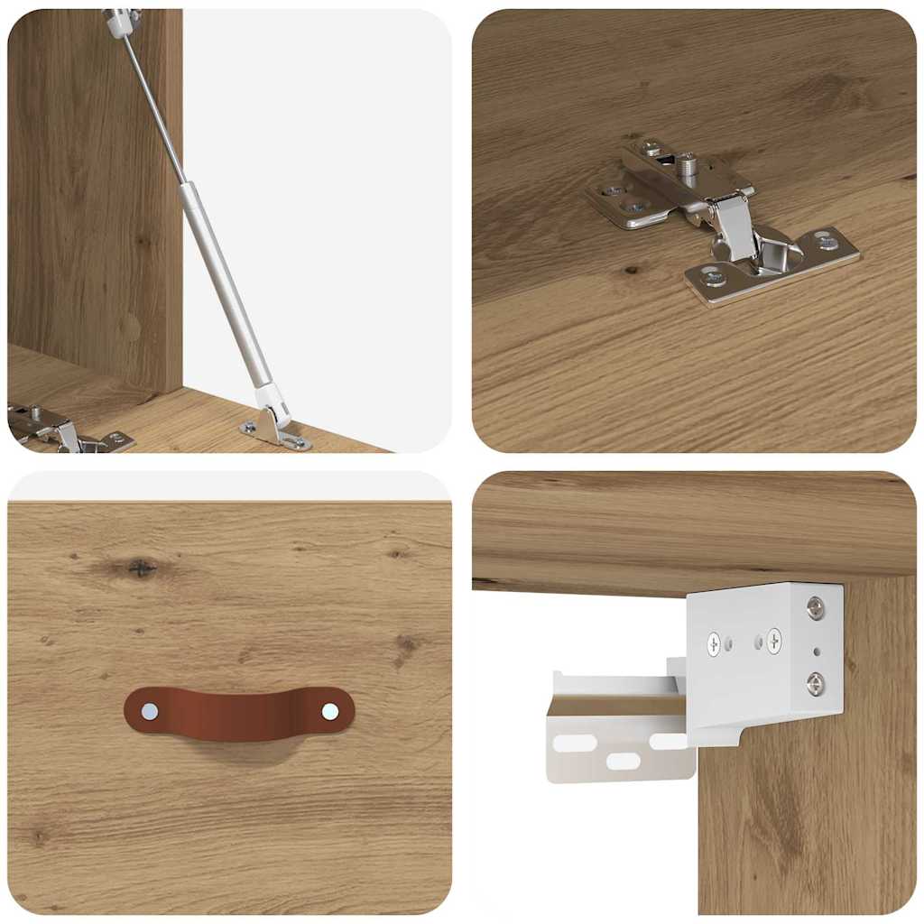 vidaXL Τοίχου Ντουλάπα 100 x 36,5 x 35 cm Επεξεργασμένο Ξύλο