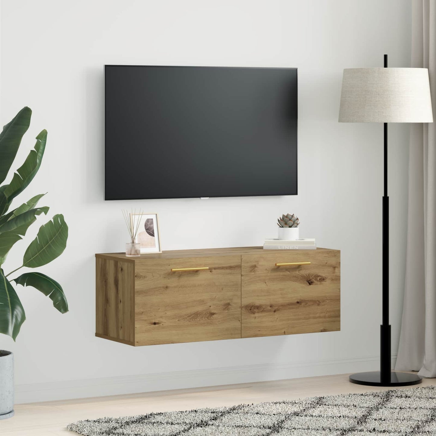 vidaXL Ντουλάπα Τοίχου 100 x 36.5 x 35 cm Επεξεργασμένο Ξύλο