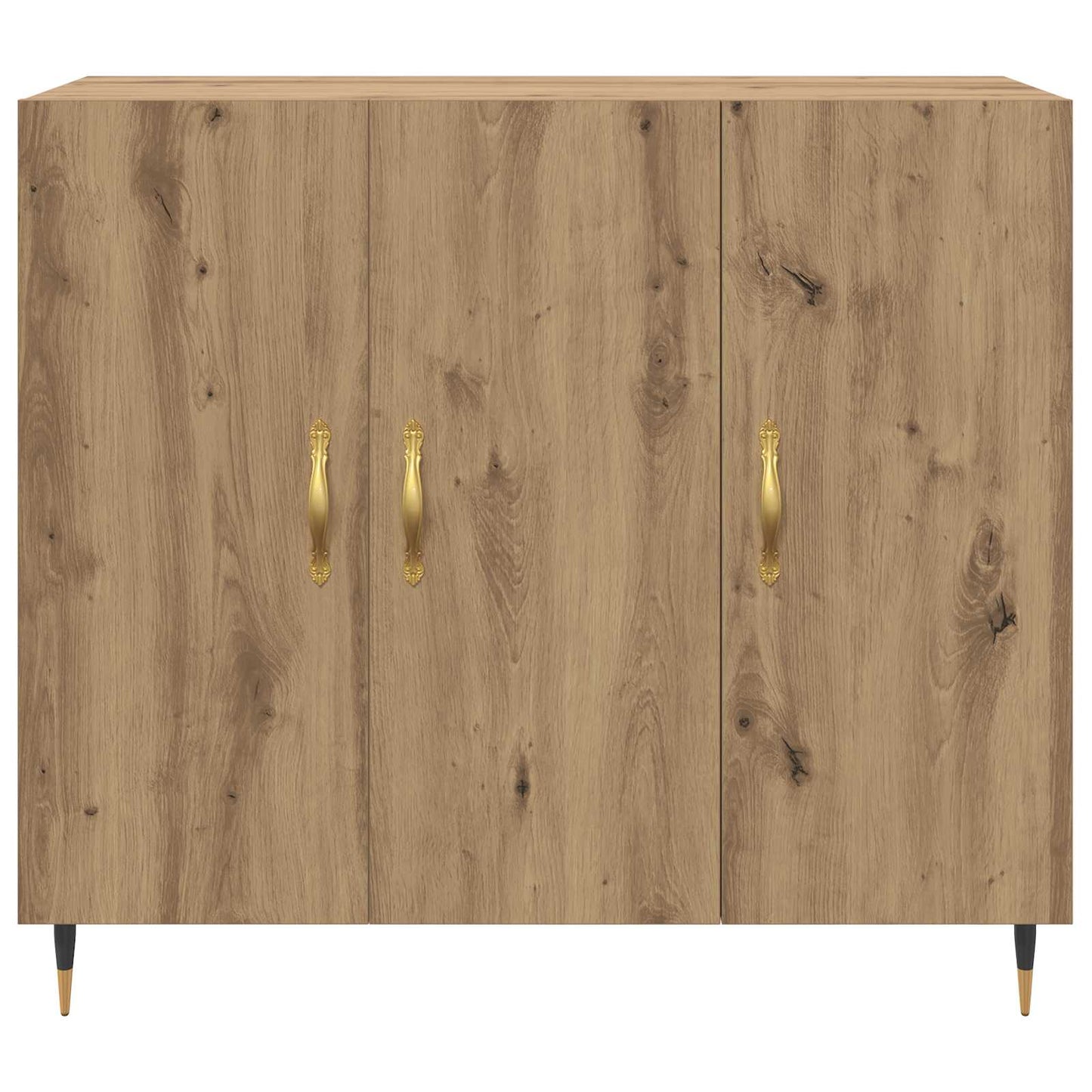 vidaXL Πλαϊνό γραφείο Artisan Oak 90 x 34 x 80 εκ. Επεξεργασμένο ξύλο