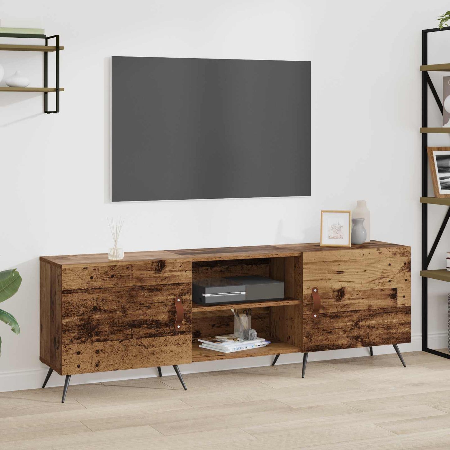 vidaXL Ντουλάπι TV 150 x 30 x 50 cm Παλαιό ξύλο Επεξεργασμένο ξύλο