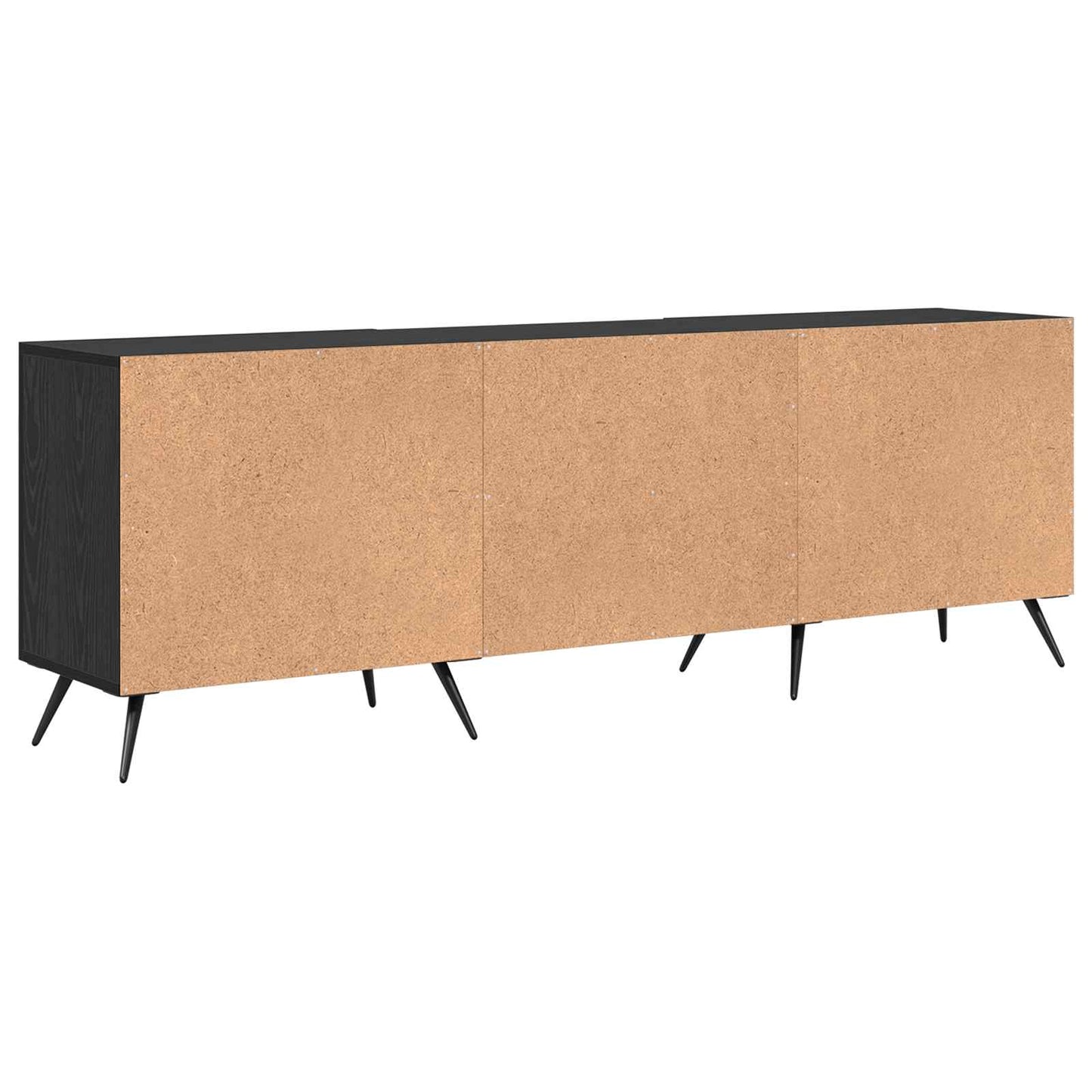 vidaXL Ντουλάπι TV 150 x 30 x 50 cm Μαύρη δρυς Επεξεργασμένο ξύλο