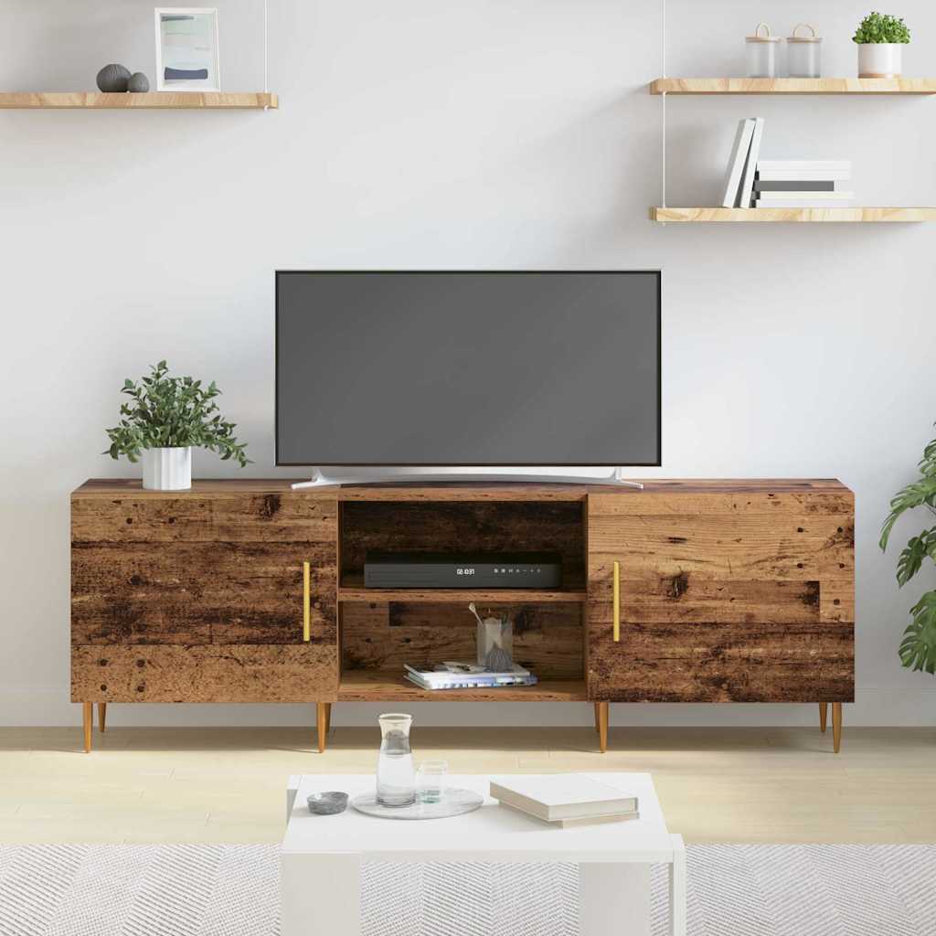 vidaXL Ντουλάπι TV Παλαιό ξύλο 150 x 30 x 50 cm Επεξεργασμένο ξύλο
