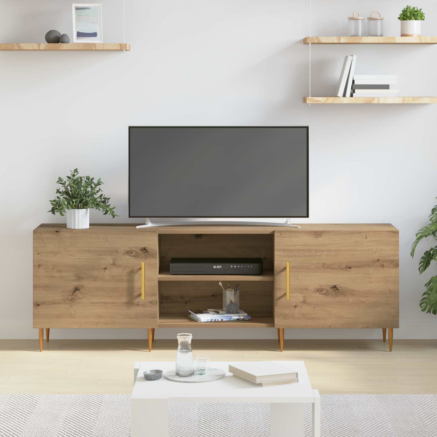vidaXL Ντουλάπι TV 150 x 30 x 50 cm artisan δρυς Επεξεργασμένο ξύλο