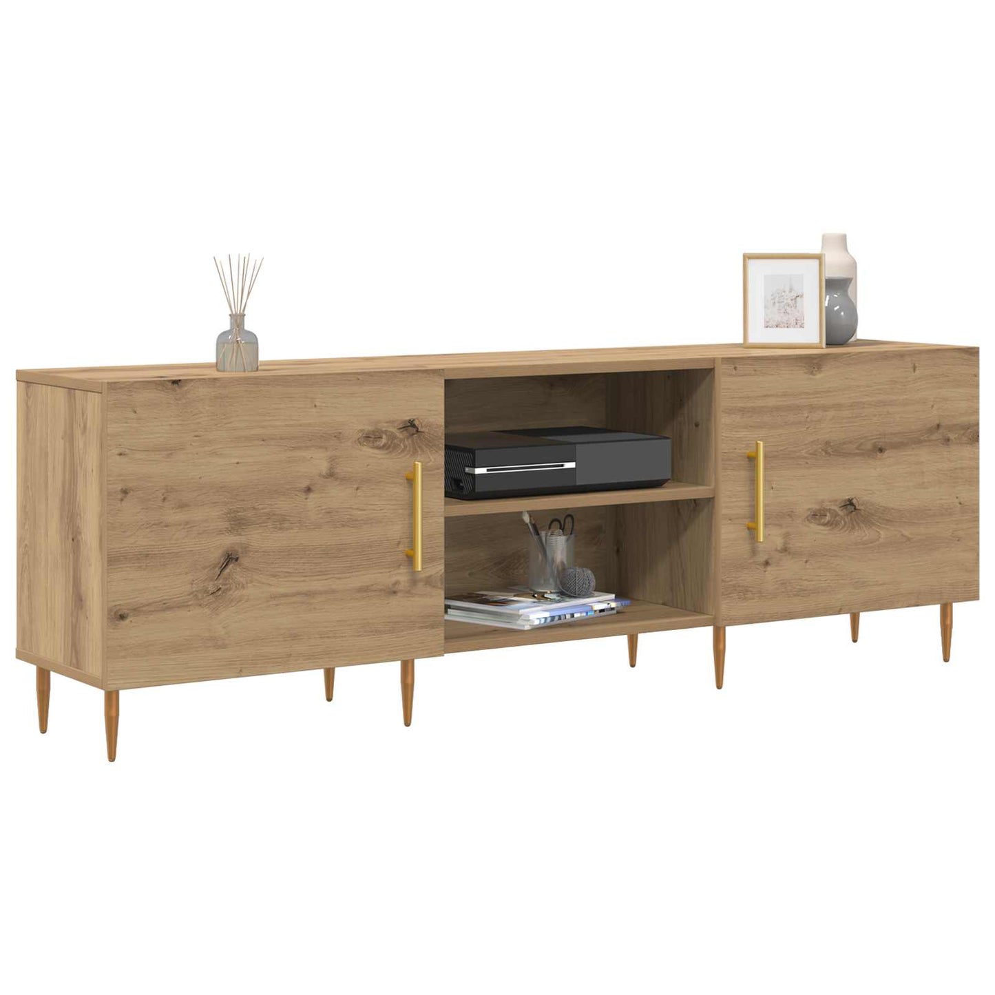 vidaXL Ντουλάπι TV 150 x 30 x 50 cm artisan δρυς Επεξεργασμένο ξύλο