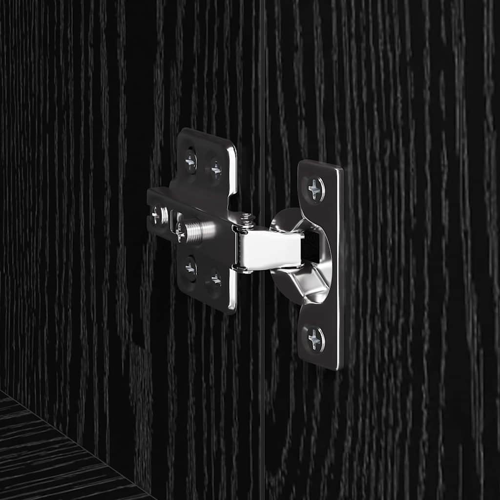 vidaXL Ντουλάπι TV Μαύρη Οξυά 150 x 30 x 50 cm Επεξεργασμένο ξύλο