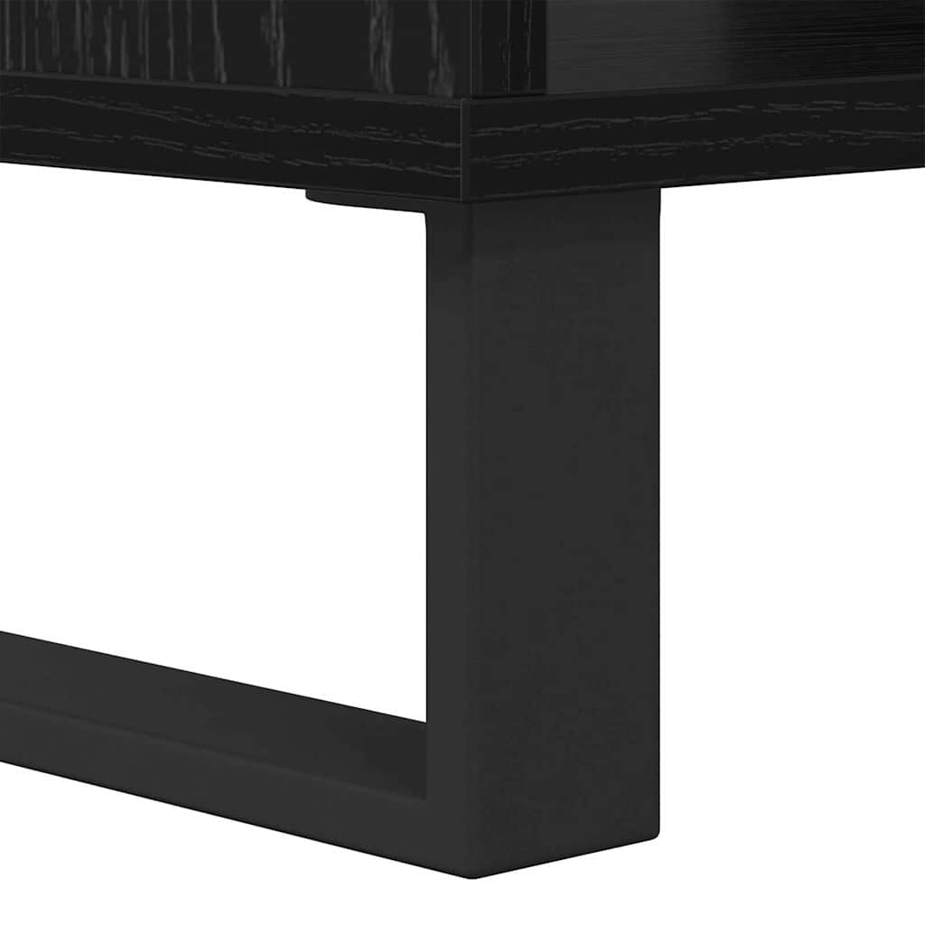 vidaXL Τραπεζάκι σαλονιού Μαύρη δρυς 60 x 50 x 40 εκ