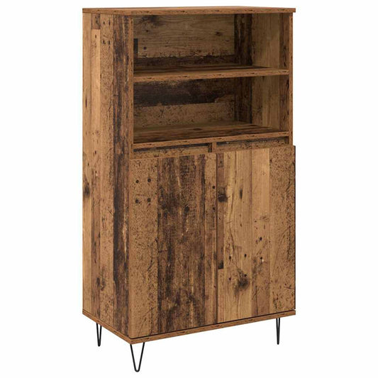 vidaXL Highboard Καφέ 60 x 36 x 110 εκ. Επεξεργασμένο ξύλο