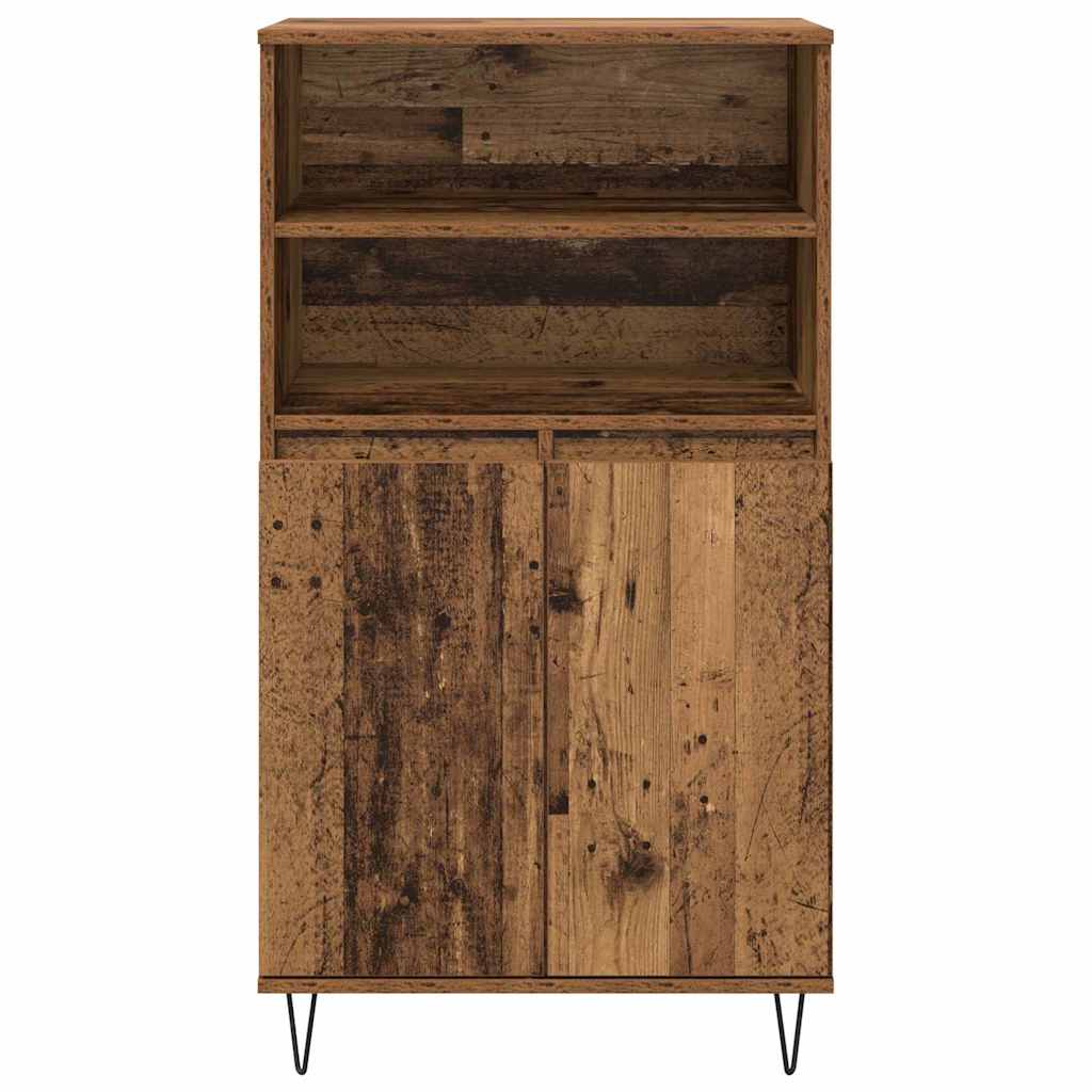 vidaXL Highboard Καφέ 60 x 36 x 110 εκ. Επεξεργασμένο ξύλο