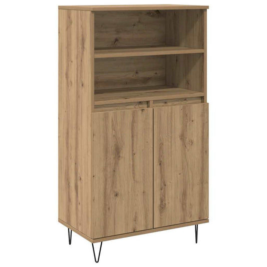 vidaXL Highboard Καφέ 60 x 36 x 110 εκ. Επεξεργασμένο ξύλο