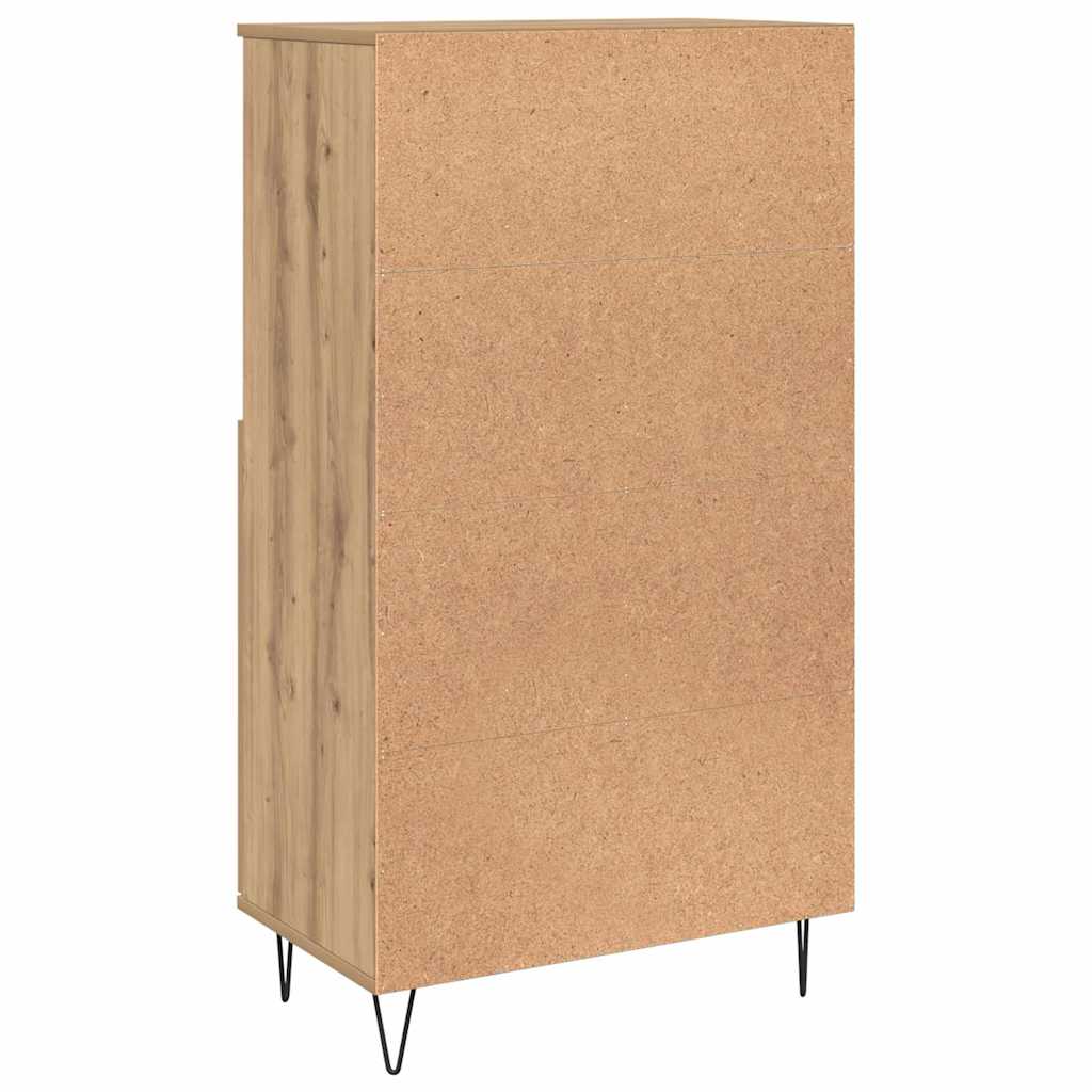 vidaXL Highboard Καφέ 60 x 36 x 110 εκ. Επεξεργασμένο ξύλο