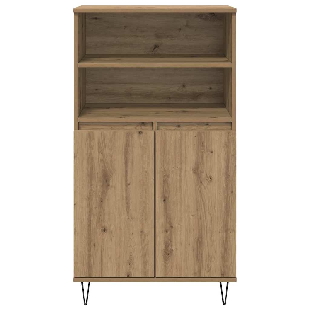 vidaXL Highboard Καφέ 60 x 36 x 110 εκ. Επεξεργασμένο ξύλο