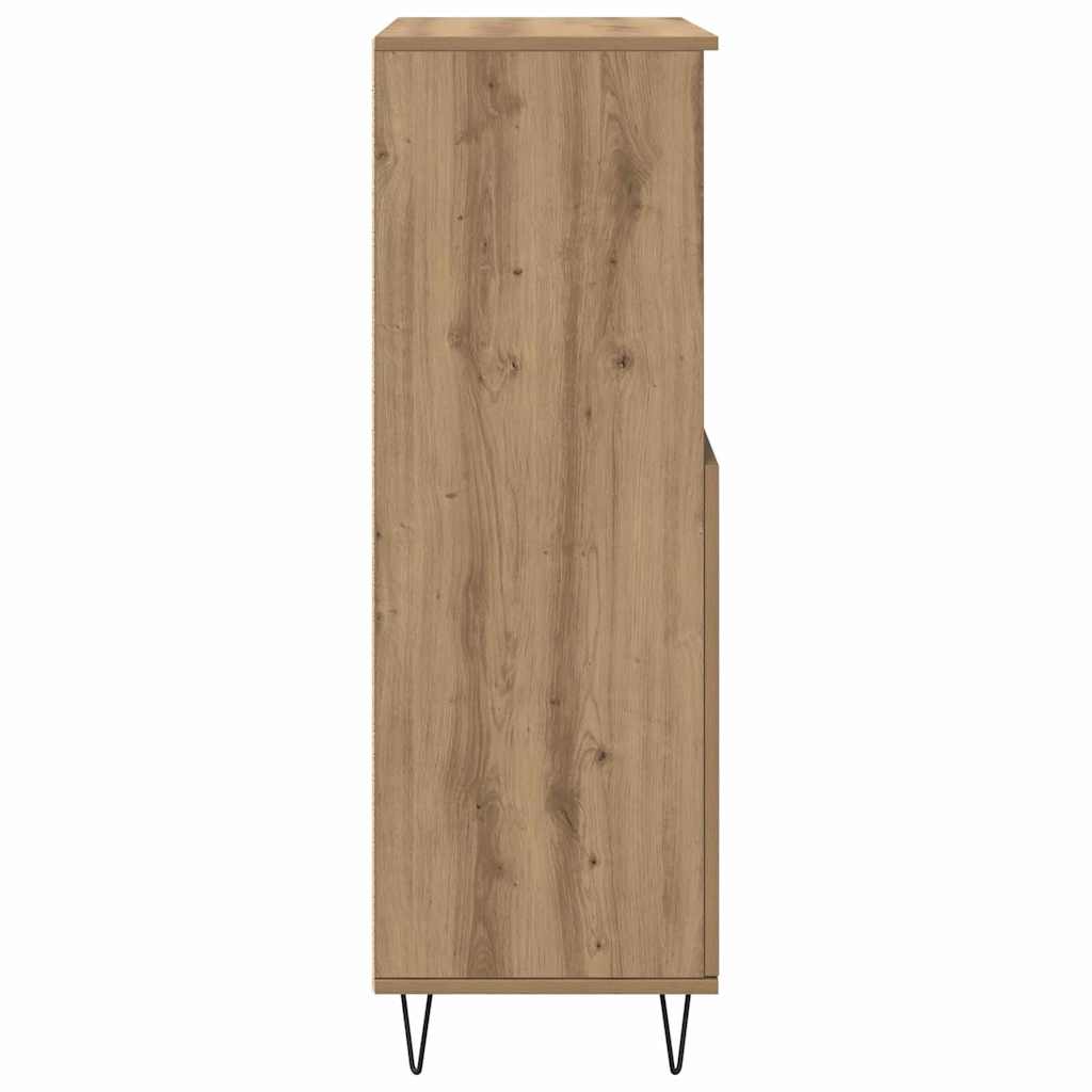vidaXL Highboard Καφέ 60 x 36 x 110 εκ. Επεξεργασμένο ξύλο