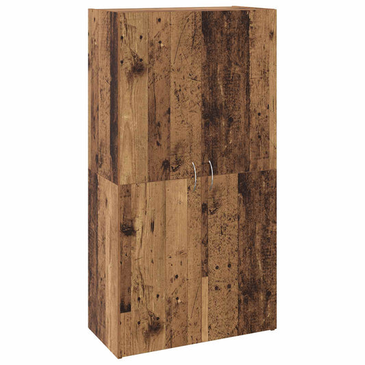 vidaXL Γραφείο Ντουλάπι Μαύρη Οξυά 60 x 32 x 115 cm Επεξεργασμένο ξύλο