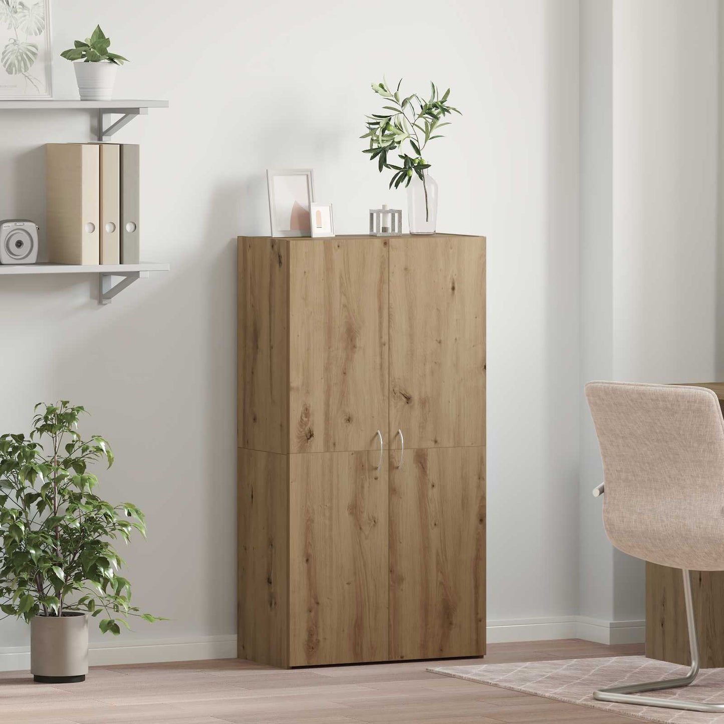 vidaXL Γραφείο Ντουλάπι Παλιό ξύλο 60 x 32 x 115 cm Επεξεργασμένο ξύλο
