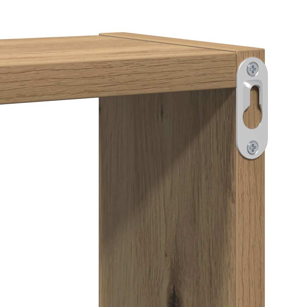 vidaXL Ράφι Τοίχου Επιτοίχιο Artisan Oak 96 x 12 x 64 εκ.