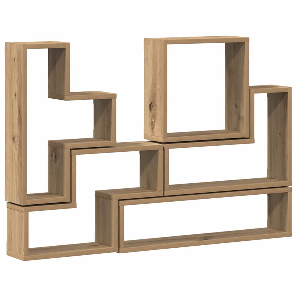 vidaXL Ράφι Τοίχου Επιτοίχιο Artisan Oak 96 x 12 x 64 εκ.