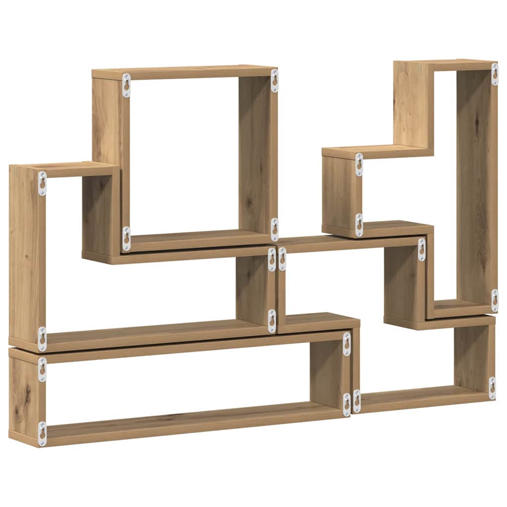 vidaXL Ράφι Τοίχου Επιτοίχιο Artisan Oak 96 x 12 x 64 εκ.