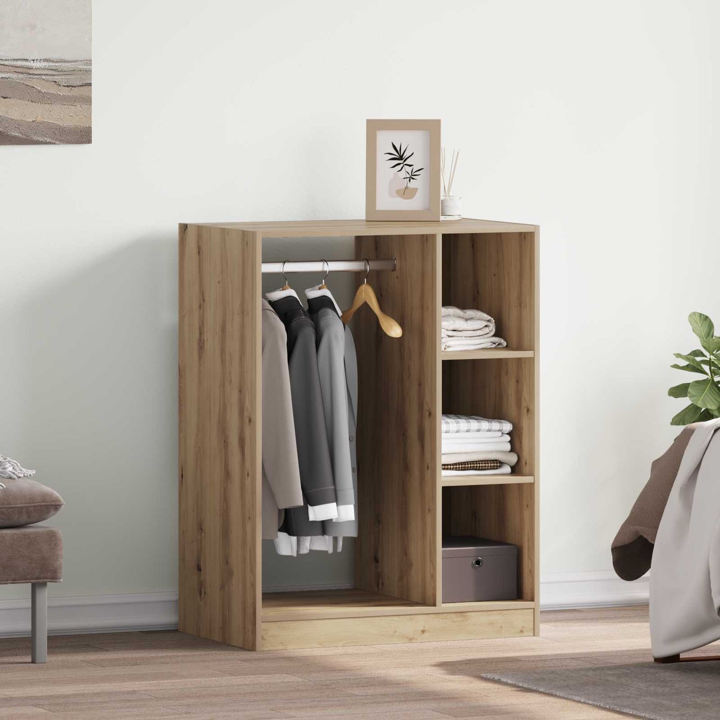 vidaXL Ντουλάπι Artisan Oak 77 x 48 x 102 cm