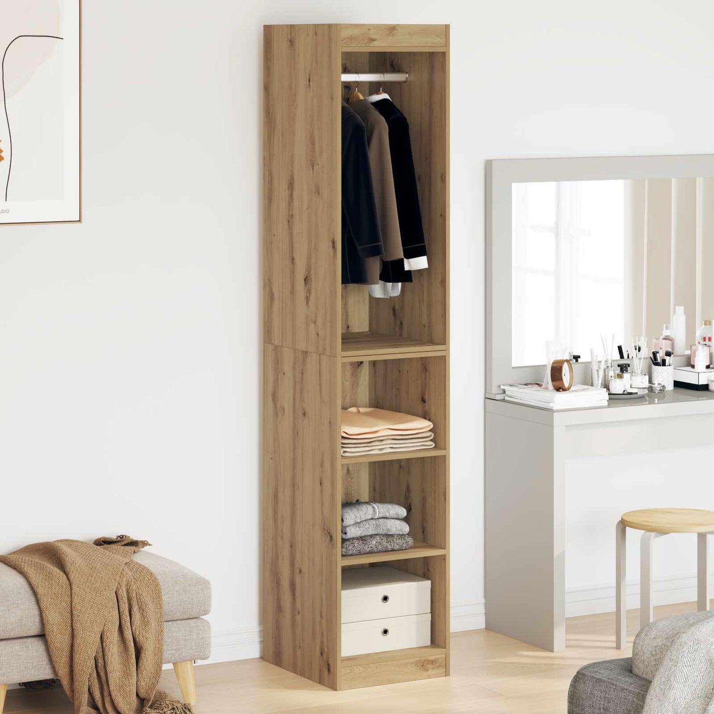 vidaXL Ντουλάπι Artisan Oak 41 x 48 x 102 εκ