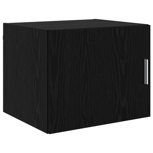 vidaXL Ντουλάπα Τοίχου Επιτοίχιο Μαύρη δρυς 50 x 42.5 x 40 εκ.