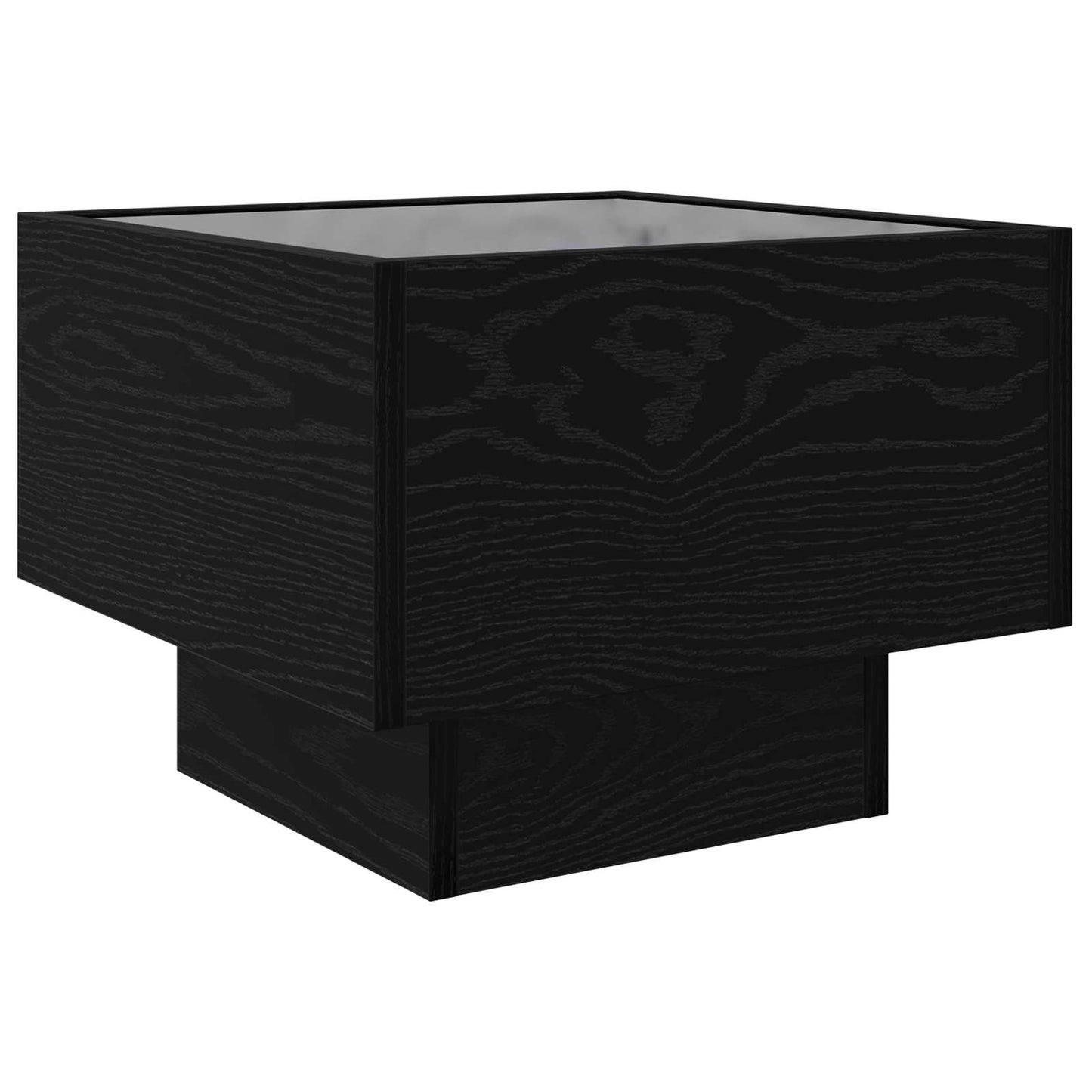 vidaXL Τραπεζάκι σαλονιού Μαύρη δρυς 40 x 40 x 30 cm