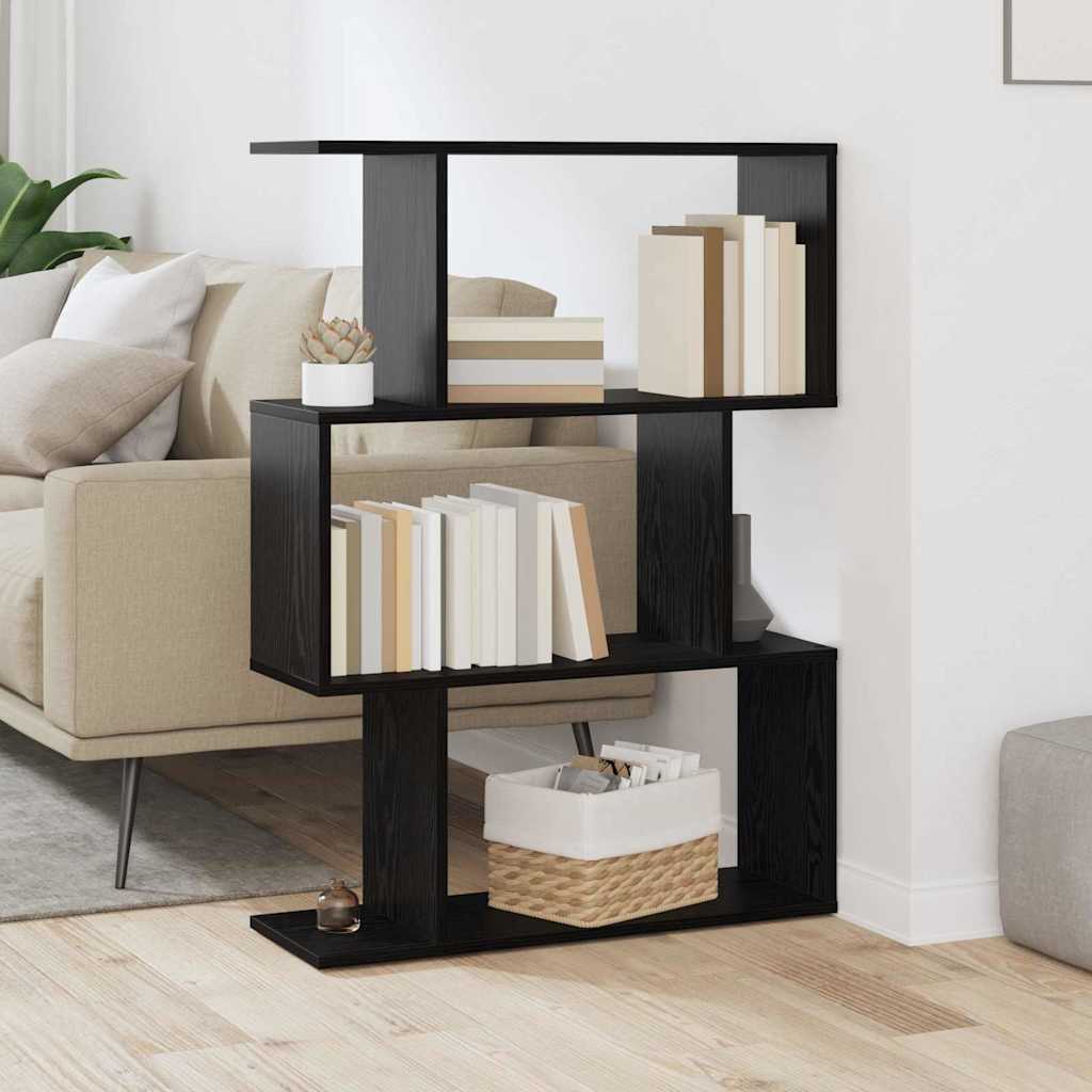 vidaXL Βιβλιοθήκη Γκρι 70 x 14 x 97 εκ. Επεξεργασμένο ξύλο