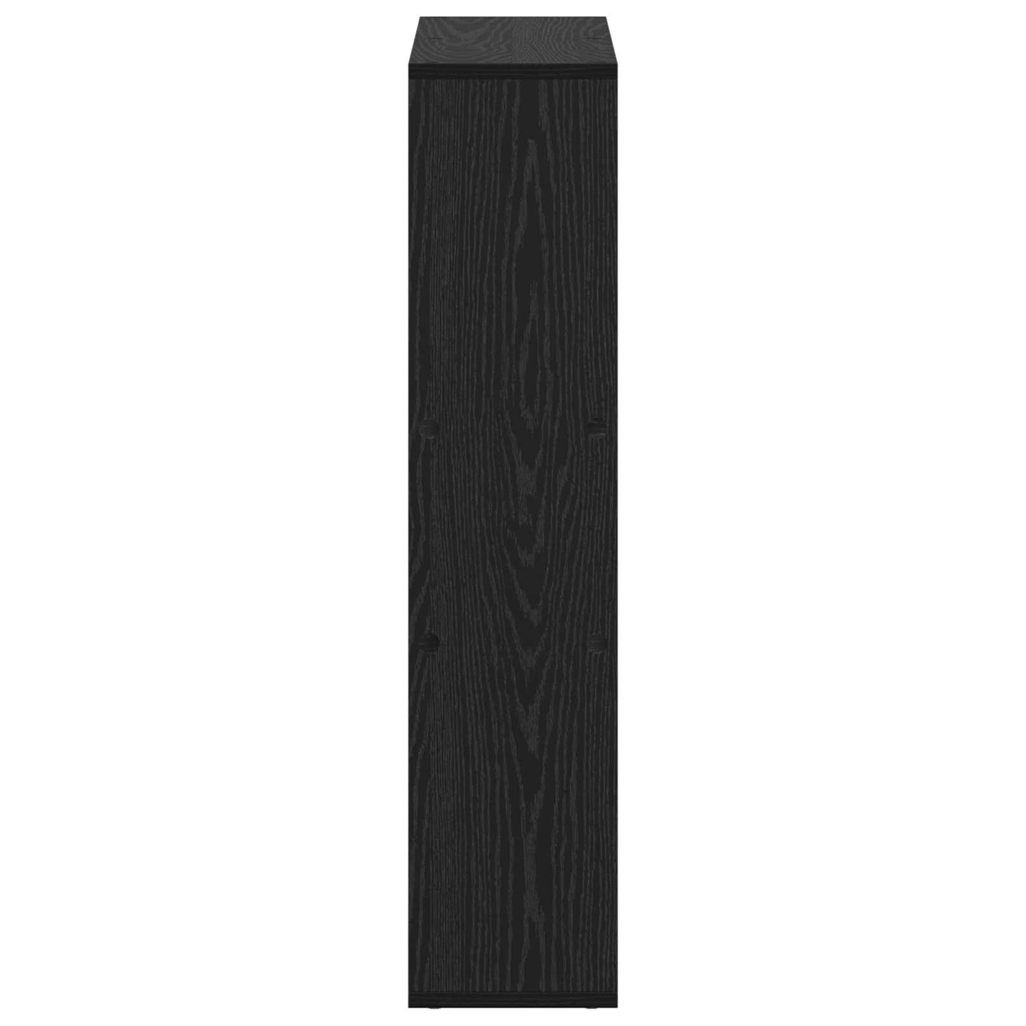 vidaXL Βιβλιοθήκη Μαύρη Οξυά 63 x 20 x 90 εκ Επεξεργασμένο ξύλο