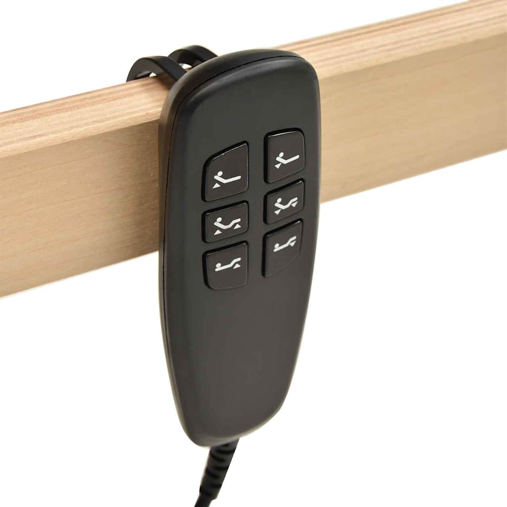 vidaXL Βάση κρεβατιού με λάμες Καφέ 70 x 190 cm Στερεό Ξύλο Μηλιάς