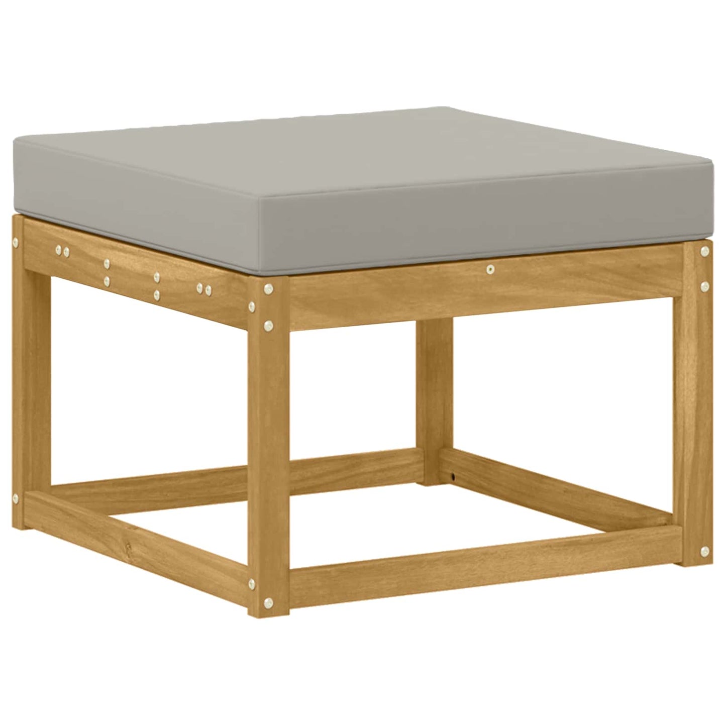 vidaXL Σειρά Καναπέ Εξωτερικού 7 τμχ. Λευκό και Ανοιχτό Γκρι