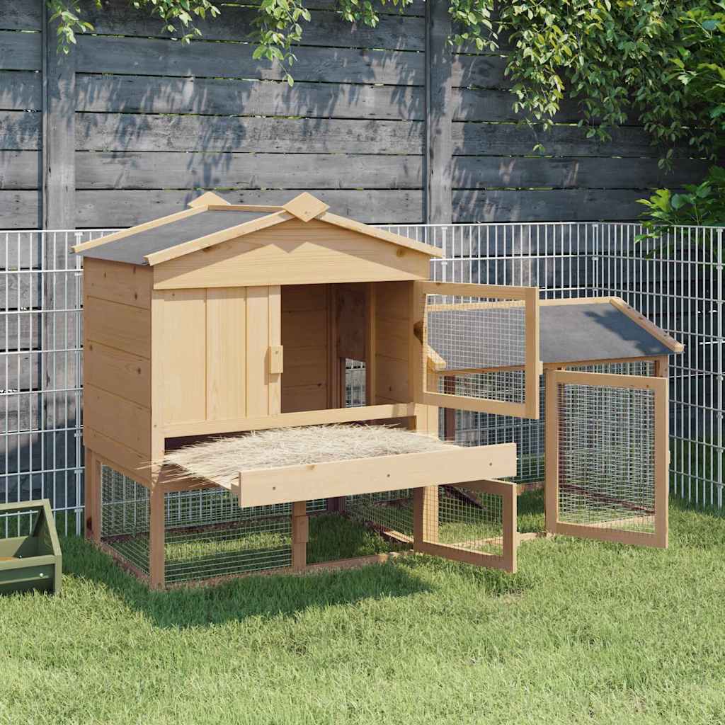 vidaXL Κοτέτσι Καφέ 150 x 60 x 89 cm