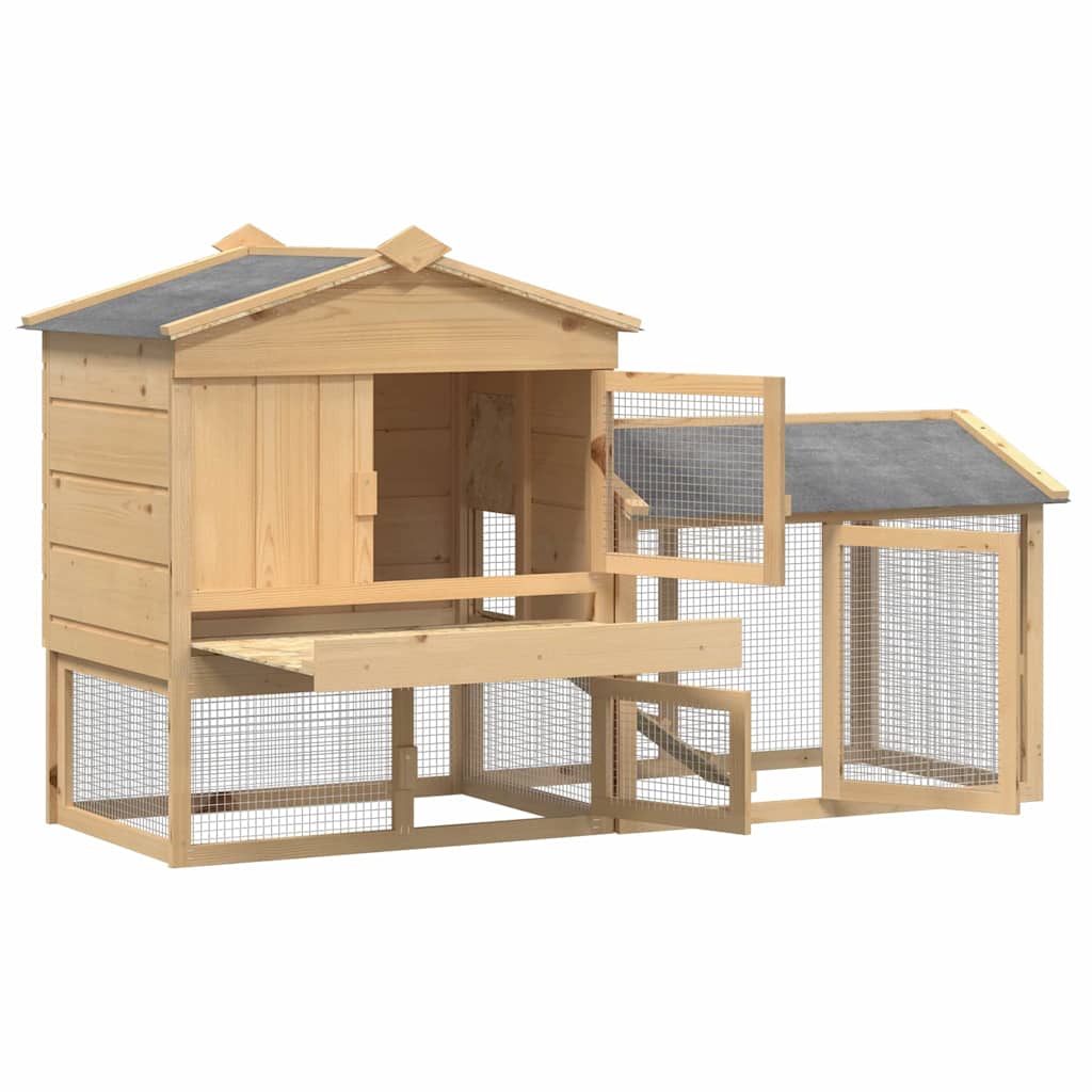 vidaXL Κοτέτσι Καφέ 150 x 60 x 89 cm