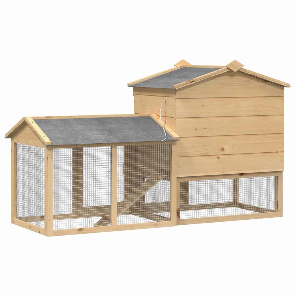 vidaXL Κοτέτσι Καφέ 150 x 60 x 89 cm