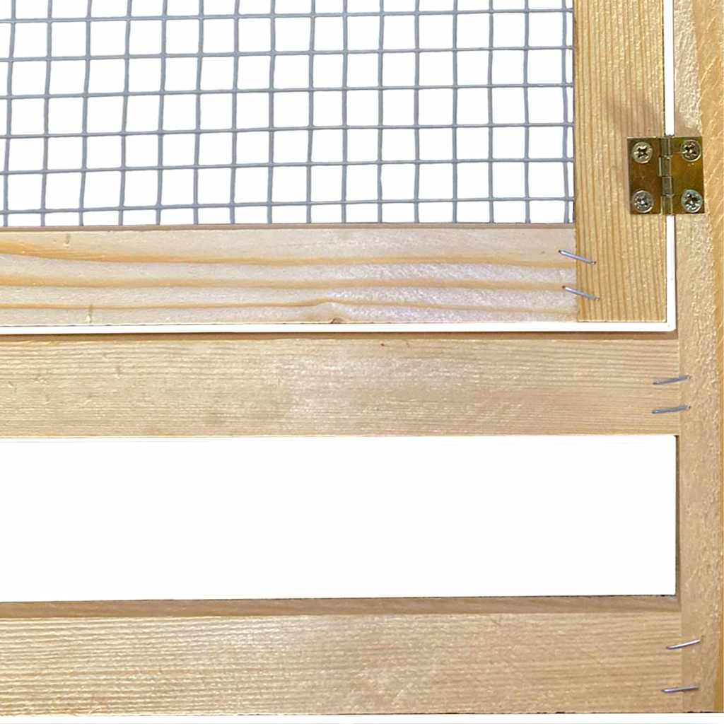 vidaXL Κοτέτσι Καφέ 225 x 60 x 89 εκ Μασίφ ξύλο πεύκου