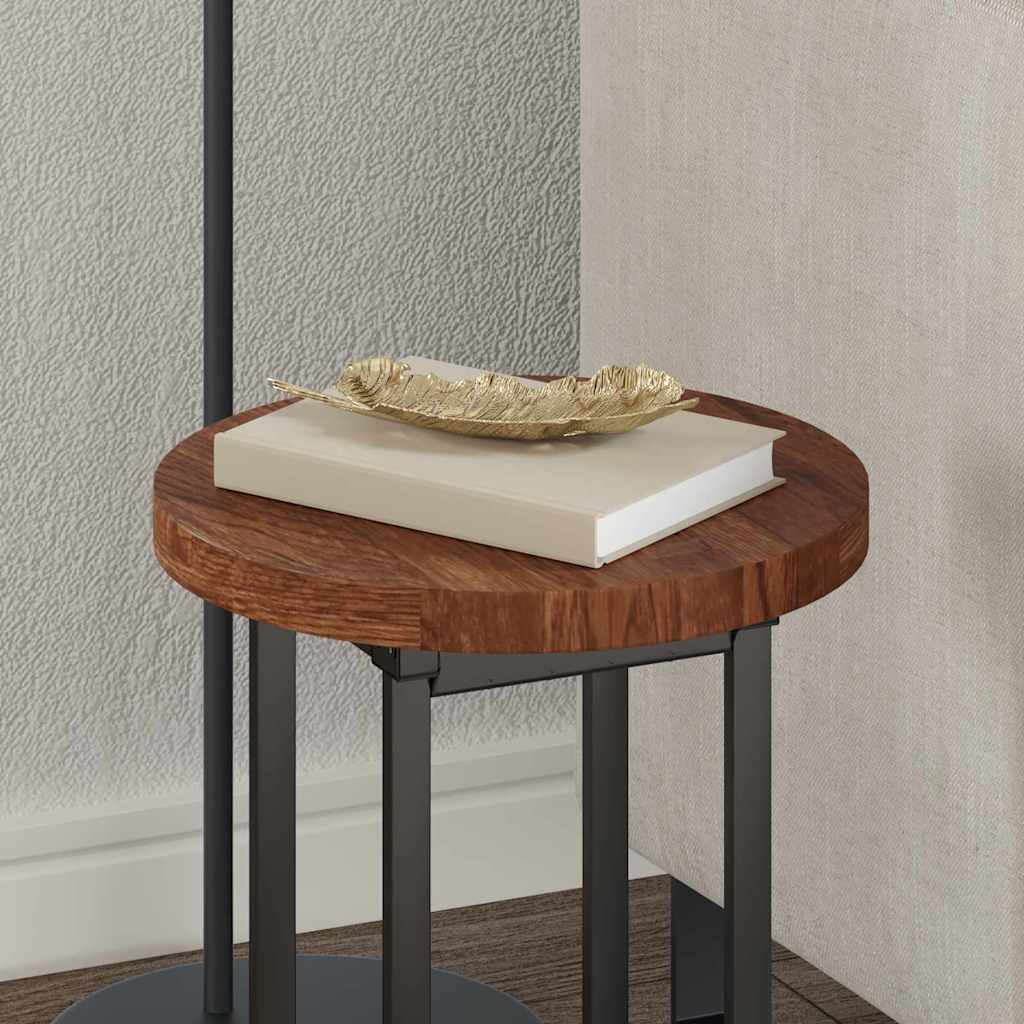 vidaXL Καπάκι τραπεζιού Σκούρο καφέ Σκούρο καφέ Ø 30 x 2.5 cm