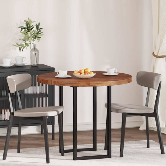 vidaXL Καπάκι τραπεζιού Σκούρο καφέ Σκούρο καφέ Ø 90 x 4 cm