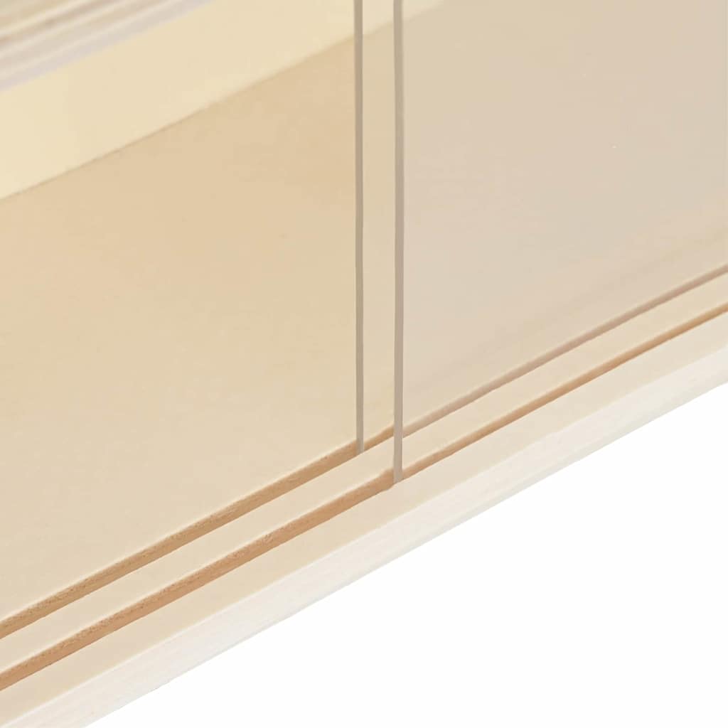 vidaXL Ξύλινη βιτρίνα συλλεκτών Καφέ 40 x 8,5 x 54 εκ Κόντρα πλακέ