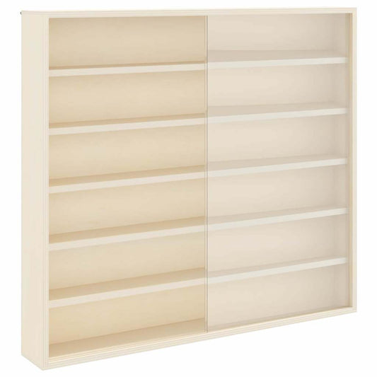 vidaXL Κάθετο Εκθετήριο Τοίχου Μπεζ 60 x 8,5 x 54 εκ. Κόντρα πλακέ